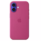 Immagine di Cover Magsafe in silicone colore fucsia per iPhone 16 Plus