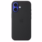 Immagine di Cover Magsafe in silicone colore nero per iPhone 16 Plus