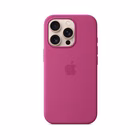 Immagine di Cover Magsafe in silicone colore fucsia per iPhone 16 Pro