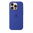 Immagine di Cover Magsafe in silicone colore blu oltremare per iPhone 16 Pro Max