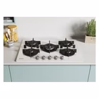 Immagine di Piano cottura a gas vetro temperato candy candy piano cottura cvg74wpw 33802749