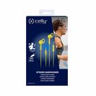 Immagine di Auricolari con filo sì 1 x jack 3,5mm Giallo CELLY UP400ACT - Jack 3.5mm Stereo Sport Wired Earphone