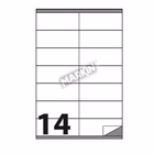 Immagine di Cf1400  etichette bianche mm 105x40 formato a4 100 fogli