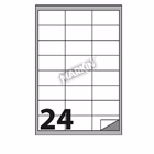Immagine di Cf2400 etichette bianche mm 66x33,86 formato a4 100 fogli
