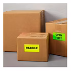 Immagine di Etichette adesive verde fluo in carta certificata FSC®, 70x36mm, 24 etichette per foglio, 70 fogli