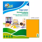 Immagine di Etichette adesive arancione fluo in carta certificata FSC®, 210x297mm, 1 etichetta per foglio, 70 ff