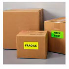 Immagine di Etichette adesive giallo fluo in carta certificataFSC®, 210x297mm, 1 etichetta per foglio, 70 fogli