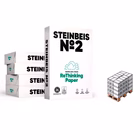 Immagine di Pallet carta riciclata per fotocopie A4 g80 STEINBEIS TREND WHITE N.2 risma da 500 fogli (Penisola)