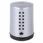 Immagine di Temperamatite con serbaoio ad un foro FABER CASTELL GRIP MINI colore grigio