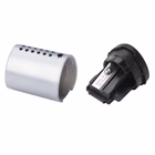 Immagine di Temperamatite con serbaoio ad un foro FABER CASTELL GRIP MINI colore grigio