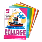 Immagine di Deco - album carta rasata lucida, 80gr, 24x34cm, 12 fogli, carta leggera facile da ritagliare ed inc