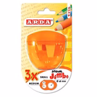 Immagine di Temperamatite con serbatoio a tre fori ARDA TRIS colore arancione