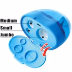 Immagine di Temperamatite con serbatoio a tre fori ARDA TRIS colore arancione