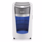 Immagine di Distruggidocumenti a frammenti LEITZ IQ OptiMax Office P5 livello sicurezza P-5 colore bianco