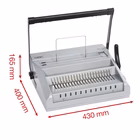 Immagine di Rilegatrice ad anelli plastici GBC WireComb Multibind MB20