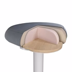 Immagine di Sgabello LEITZ ACTIVE COMFORT da seduta colore grigio chiaro
