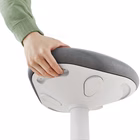 Immagine di Sgabello LEITZ ACTIVE COMFORT da seduta colore grigio chiaro