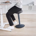 Immagine di Sgabello LEITZ ACTIVE COMFORT da seduta colore grigio scuro