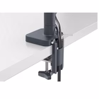 Immagine di Braccio salvaspazio LEITZ ERGO per monitor singolo colore grigio scuro
