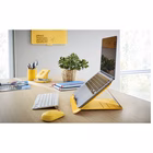 Immagine di Supporto per laptop regolabile LEITZ ERGO COSY in plastica riciclata colore giallo