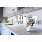 Immagine di Supporto da tavolo per tablet argento metallizato