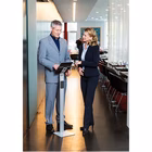 Immagine di Supporto da terra per tablet argento metallizzato