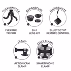 Immagine di Kit fotografia CELLY ADVENTUREKIT - Portable Photo Kit 3 Accessories ADVENTUREKIT