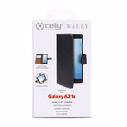 Immagine di Custodia similpelle nero CELLY WALLY - Samsung Galaxy A21s WALLY920
