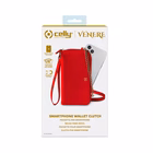 Immagine di Custodia similpelle rosso CELLY VENERE - Universal Wallet Case VENERERD