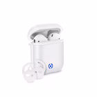 Immagine di Custodia poliuretano bianco CELLY AIRCASE - AIRPODS 1st Gen. / 2nd Gen. Case GLACIE AIRCASEGLACWH