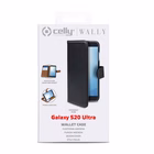 Immagine di Custodia similpelle nero CELLY WALLY - Samsung Galaxy S20 Ultra WALLY991