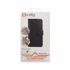Immagine di Custodia similpelle nero CELLY WALLYUNI - Universal Case Display Size 4.5"-5.0" WALLYUNIXLBK
