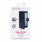 Immagine di Custodia similpelle nero CELLY WALLY - Samsung Galaxy A42 5G/ Galaxy M42 5G WALLY935