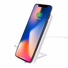 Immagine di Caricabatterie wireless/senza fili bianco USB-C CELLY WLFASTSTAND - 10W Wireless Fast Stand Charger