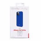 Immagine di Cover silicone blu CELLY FEELING - Apple iPhone 12 Pro/ iPhone 12 FEELING1004BL