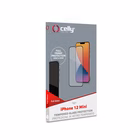 Immagine di Cover vetro temperato CELLY FULLGLASS - Apple iPhone 12 Mini FULLGLASS1003BK