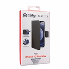 Immagine di Cover similpelle nero CELLY WALLY - Apple iPhone 12 Pro Max WALLY1005