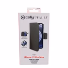 Immagine di Cover similpelle nero CELLY WALLY - Apple iPhone 12 Pro Max WALLY1005