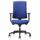 Immagine di Sedia operativa EOS braccioli regolabili tessuto blu