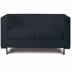 Immagine di Divano 2 posti HALL in ecopelle nero