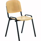 Immagine di Sedia LEO WOOD con telaio nero