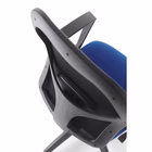 Immagine di Sedia operativa Q3 con braccioli regolabili blu