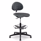 Immagine di Sgabello TRACTOR 03 LM con schienale colore nero