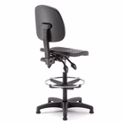 Immagine di Sgabello WORKING in poliuretano colore nero