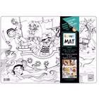 Immagine di Tovaglietta trasparente AKADEMI COCUK KIT FUNNY MAT - pirati, unicorno, cuccioli, dinosauri