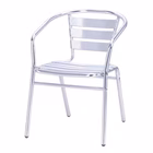 Immagine di Sedia bar in alluminio con braccioli