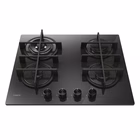 Immagine di Piano cottura gas vetro Nero CANDY CVG6BR4WTB 33803483