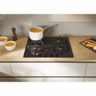 Immagine di Piano cottura gas vetro Nero CANDY CVG6BR4WTB 33803483