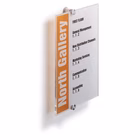 Immagine di Targa DURABLE CRYSTAL SIGN in perspex cm 21x29,7