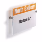 Immagine di Targa DURABLE CRYSTAL SIGN in perspex cm 21x29,7